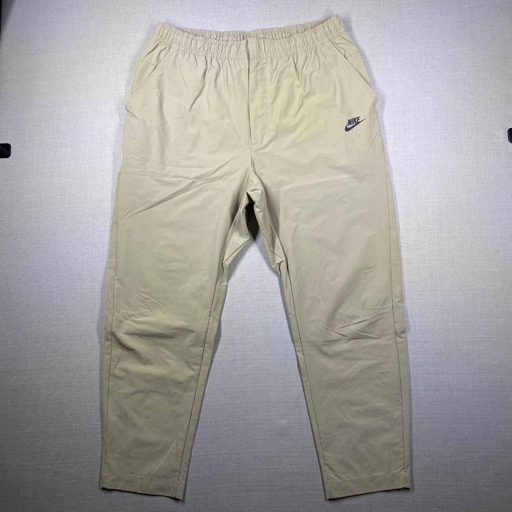 Nike Mens XXL Sportswear Commuter Essentials Tapered Pants Khaki Tan DM6621-247